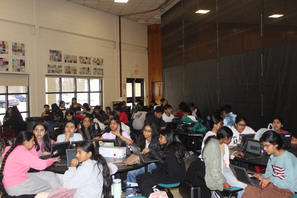 Peer ambassadors leading a discussion