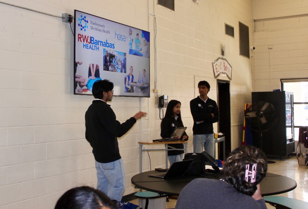 Students learning in a classroom workshop